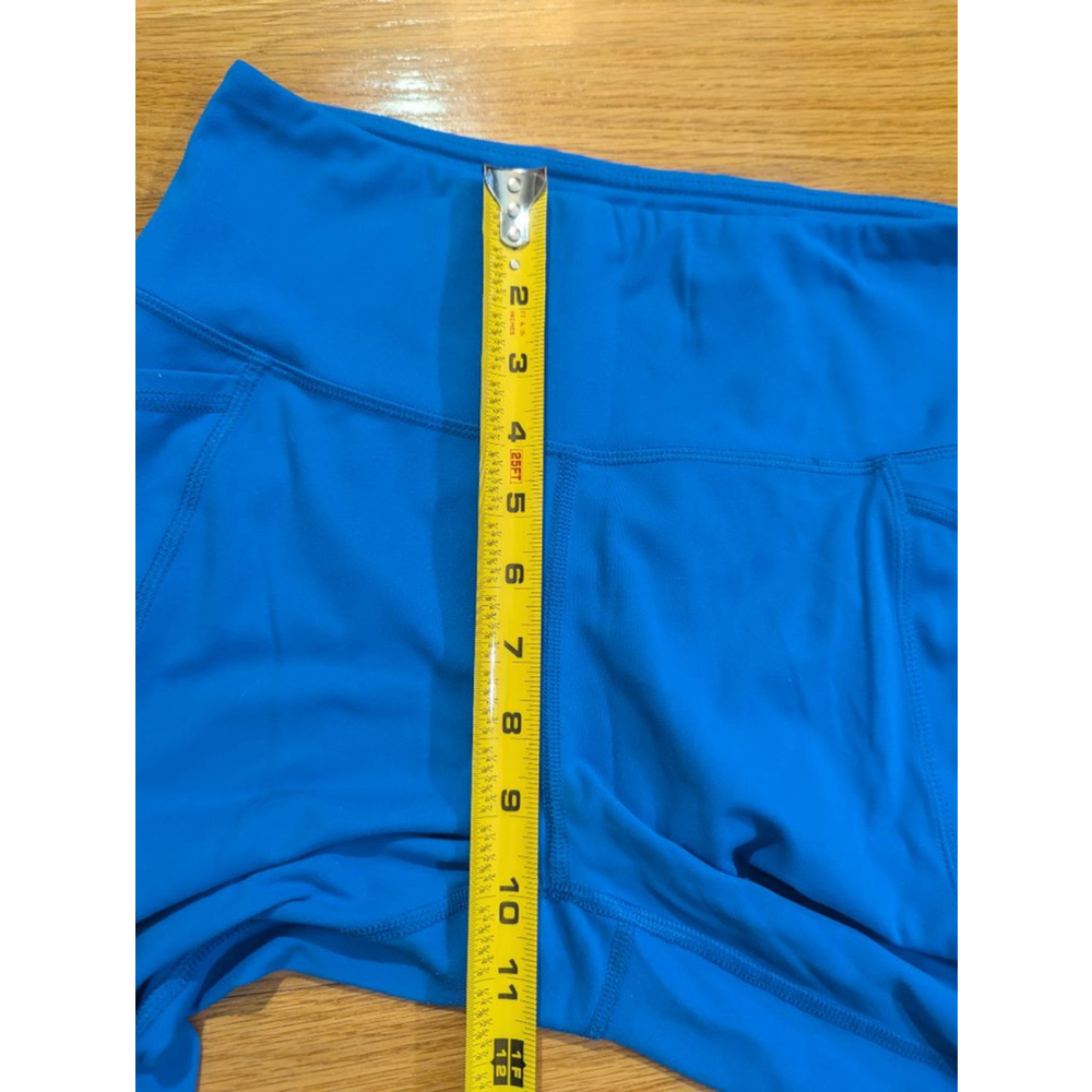 X by Gottex Blue Crop Leggings Medium - Picture 6 of 9